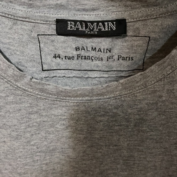 Balmain grey tee - Picture 2 of 4